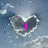A heart-shaped cloud formation with animated text changing from 'I' to 'love' to 'you' in bright pink letters against a blue sky background.