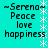 Cyan background with repeated text and star patterns in a