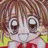 A pixelated anime-style character with brown hair and large eyes appears on the left side of a contact sheet, while the right side displays text reading "Anime IM" and "cOw" against a black background.