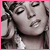 A four- with a grayscale photo of a woman in the top-left and three white containing pink text elements
