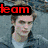 Six- of pixelated character images with overlaid text fragments, featuring a central figure with dark hair and a light-colored shirt against a blue background