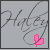 Two side-by-side show a gray background with cursive text and a pink heart symbol, where the heart's color shifts from light to dark red between