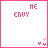 Pixelated pink text and small heart symbols on white background with red lines, arranged in a