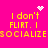 Pixelated text on bright pink background with yellow lettering and white pixel symbols, showing repeated phrases and animation changes.