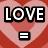 six pixelated icons featuring beer brands and related text, with heart shapes in two corners