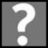 A pixelated grayscale question mark icon with a white symbol on a gray background, framed by black borders.