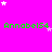 Bright pink background with green text repeating 'Annabel54' across three , scattered white and pink stars, and a gray rectangle in the bottom-right corner