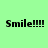Green background with four 'Smile!!!!!' text icons, two featuring pink circular gradients behind the text.