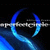 A static 50x50 pixel buddy icon featuring a blue circular logo with gradient effects on a black background, accompanied by faint horizontal lines and partial text elements.