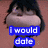 Animated cartoon character with black hair and large cheeks appears in four , each showing different text overlays on blue backgrounds