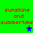 Green background with red text reading "sunshine and summertime" repeated twice, featuring blue star icons in different positions across frames.