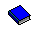 Pixelated book icon transitions from closed blue cover to open pages with visible text lines