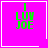 A bright pink square icon with green text reading "I LUV JOE" and a white border, featuring animated variations of small symbols in the bottom-right corner.