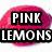 A pink lemon-shaped icon with text overlays and a plain version, displayed in a