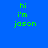 Green pixelated text 'hi i'm jason' on blue background with white rectangular overlays in various positions.
