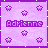 Pixelated purple icon with 'Adrienne' text and star symbols, showing animation changes in star count.