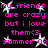 Pixelated text and star shapes on black background with pink and white colors, arranged in a pattern
