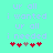 Pixelated text on cyan background with red and brown heart icons, showing animation where heart positions shift between frames.