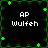 Pixelated icon with black background, green vine border, and white text reading "AP Wulfen" in four quadrants.