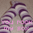 Two identical cartoon-style figures with purple and white striped bodies stand side-by-side against a beige background, each displaying text in pixelated font.