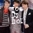 Three young men in formal attire stand side-by-side with overlaid text reading "Too Hot" and "Pick It Hot," transitioning to a single figure with "Log In It Dot."