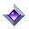 Five diamond-shaped pixel art icons with gradient centers and checkered borders, each displaying distinct color schemes on a gray background.