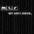 Pixelated grayscale icon with two horizontal bars on a dark background; top bar has irregular white shapes, bottom bar is solid white with a gradient.