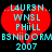 Two identical pixelated red heart shapes with cyan text overlays on a black background, showing no visible animation changes.