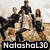 A collage of four distinct group photos with overlaid text labels, each showing people in various poses and settings.
