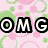 A four- of pixelated text and imagery with distinct backgrounds, featuring 'OMG its the bearded lady!'