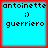 Four identical cyan square with red borders display text and a smiley face, arranged in a