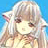 Pixelated anime-style character with light hair and elf ears on left, black background with white text "Anime IM" and stylized "cOM" logo on right.