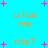 A bright cyan background with scattered pink plus signs and orange text reading "u luv me" and "rite?" in a pixelated style.