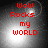 Red text 'Wow Rocks my WORLD' on a grayscale gradient background with shifting light effects across four