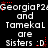 Static text-based icon with repeated phrases and red star accents on a black background.
