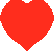 Six red heart shapes on gray background, each with distinct pixelated damage patterns including cracks and fragmented sections.
