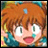 A pixelated anime-style character with brown hair and a blue outfit appears on the left side of a contact sheet, next to stylized text reading "Anime IM" and "com" on a black background.