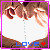 A pixelated image shows a person's face with closed eyes and parted lips, framed by a pink border, with blue text reading LOVE and a red asterisk below.