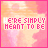 identical pixelated icons with pink borders, each displaying 'WE'RE SIMPLY MEANT TO EE' text over a peach and pink cloud background