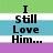 Pixelated text on a striped background with green, white, blue, purple, and gray sections.
