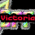 six pixelated text labels with red lettering on black backgrounds, each surrounded by a colorful border