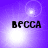 Four- of purple backgrounds with white light effects and black text reading BECCA, each showing different positions of circular light elements