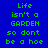Pixelated text on blue background with red highlight boxes, displaying 'Life isn't a GARDEN so don't be a hoe' in green and white characters.