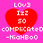 Four identical red heart-shaped icons with white text on a pink background, arranged in a