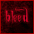 Red-toned pixelated text 'bleed' appears across five distinct background variations including dark, medium, and light red gradients with visible pixelation.