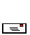 Static pixel art of envelope and document icons in black, white, and red on gray background.