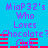 Blue background with purple text reading "MiaP32's Who Loves Chocolate?" and red horizontal lines above the word "Club", repeated twice in a