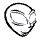 Six alien head icons arranged in two , each with distinct eye colors and shapes against a gray background
