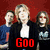 Six distinct group photos with red text overlays: 'Goo', 'Goo', 'Dolls', 'Fan', 'Club', and a blank space, arranged in a