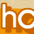 Pixelated orange and white text logo with two brown stick figures on a beige patterned background, part of an animated contact sheet frame.